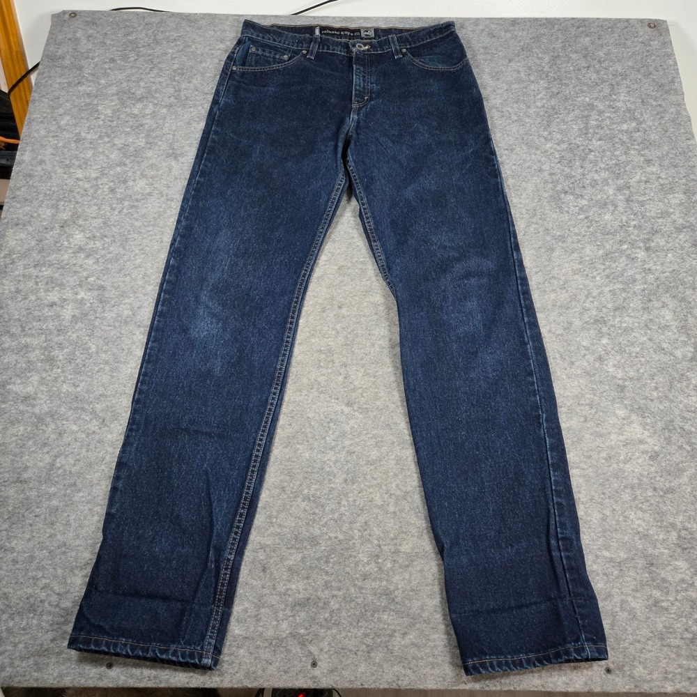 Vintage Levi's Blue SilverTab Relaxed Guy's Fit Baggy Men Jeans 13 JR 32x35